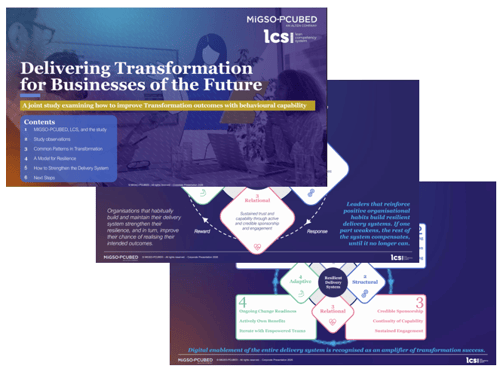 Delivering Transformation Study